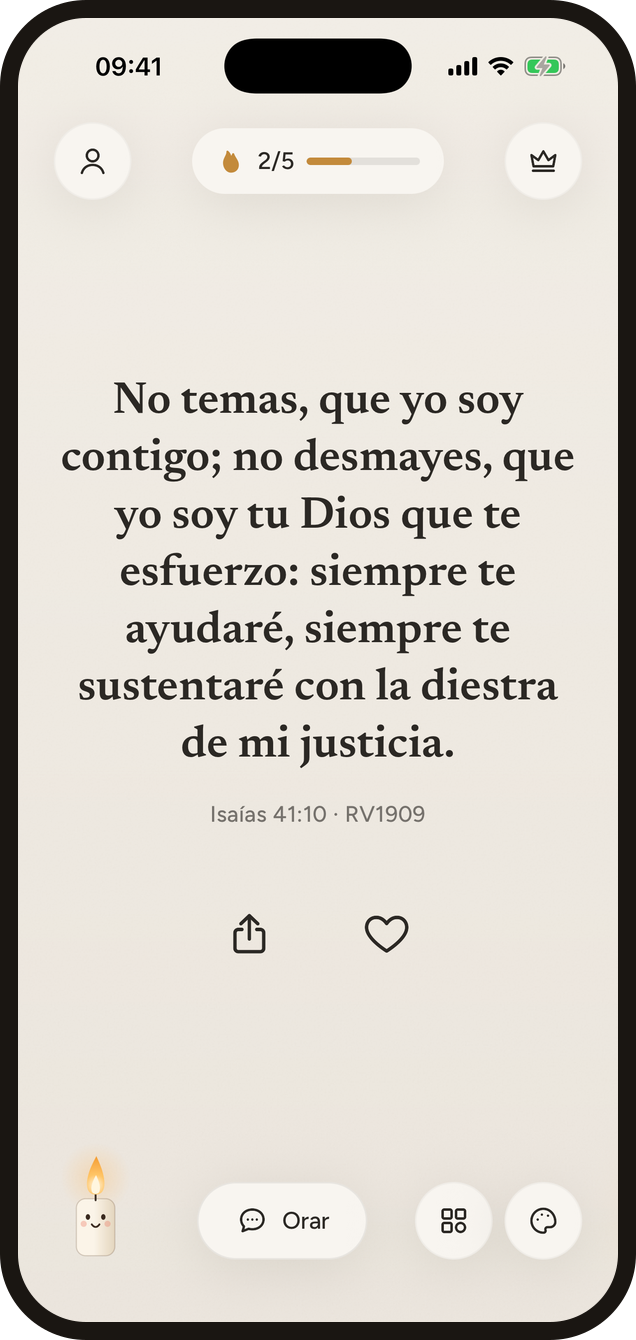 Un versículo de Isaías en el feed de Scroll y Reza